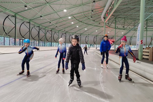 Schaatsen in de winter!