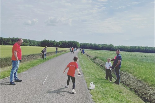 De jeugd in actie tijdens het NK